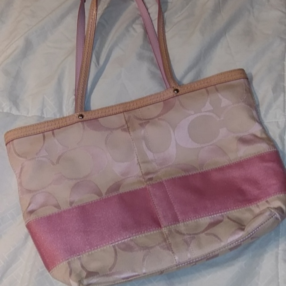 Pink Coach Bag